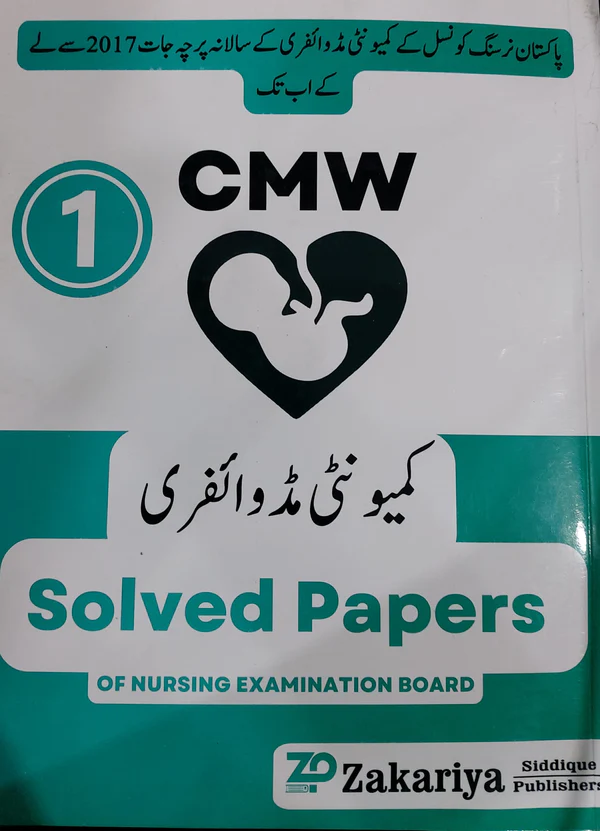 CMW Solved Papers For 1st Year Community Midwifery